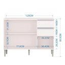 Ver imagem 3 de Balcão de Pia Aline Branco - Poquema