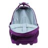 Mochila Feminina Rodinhas Notebook Impermeável Roxa - 3