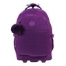 Mochila Feminina Rodinhas Notebook Impermeável Roxa - 1