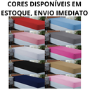 Ver imagem 5 de Lençol Solteiro Aveludado 400 Fios Cama Box e Infantil com Elástico Avulso:pink