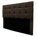 Ver imagem 6 de Cabeceira Estofada Cama Box Casal 140 Cm Ananda Suede Marrom
