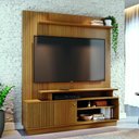 Ver imagem 2 de Estante Home Theater Ares Cumaru com Rodízios