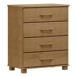 Comoda 5 Gavetas 1 Porta Ouro Freijó - Fn - 1