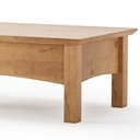 Ver imagem 5 de Mesa de Centro Rústica Madeira Maciça Lira M06 Carvalho Fosco - Lyam Decor