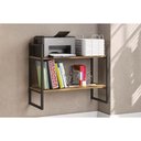 Ver mais imagens de Prateleira Quarto Casal Industrial Li008 Canela/branco - Kappesberg