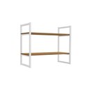 Ver imagem 1 de Prateleira Quarto Casal Industrial Li008 Canela/branco - Kappesberg