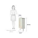 Ver imagem 2 de Balcão de Cozinha sem Tampo 20cm 1 Porta Luci Luciane Móveis
