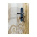 Ver imagem 5 de Kit Porta de Madeira Lisa Amescla Batente Pinus 11 cm com Fechadura Lado Esquerdo 210 x 62