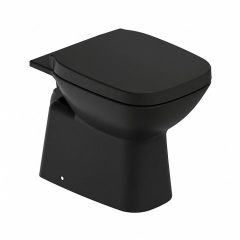 Vaso Sanitário Convencional Roca Debba Classic C329727009 Matte Black