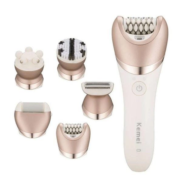 Menor preço em Depilador e Massageador 5 em 1 Sensível Ultima geração - Branco navajo