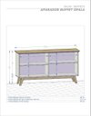 Ver imagem 6 de Aparador Buffet Opala Cinamomo com Offwhite