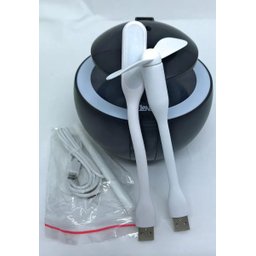 Umificador de Ar romatizador Led 7 Cores USB - Preto - 7
