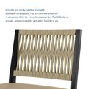 Ver mais imagens de Conjunto Bistrô Mesa Redonda 2 Banquetas Madeira Maciça Ripada Porta-Gelo Marrom Rami/Pérola/Preto