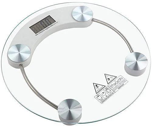 Balança Digital pesa de 1 a 150 Kg Vidro Elegante De Alta Precisão - Cinza claro - 1