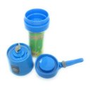 Ver imagem 5 de Liquidificador Portátil Usb Recarregável Shake Coqueteleira Elétrica Sem Fio - Azul