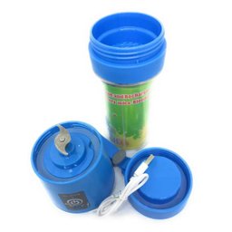 Liquidificador Portátil Usb Recarregável Shake Coqueteleira Elétrica Sem Fio - Azul - 7