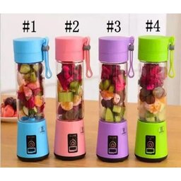 Liquidificador Portátil Usb Recarregável Shake Coqueteleira Elétrica Sem Fio - Azul - 3