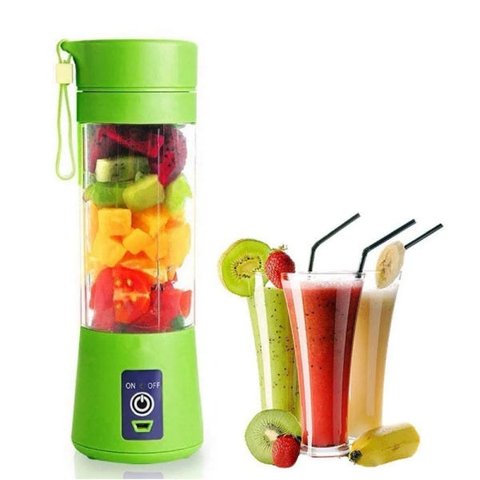 Liquidificador Portátil Usb Recarregável Shake Coqueteleira Elétrica Sem Fio - Azul