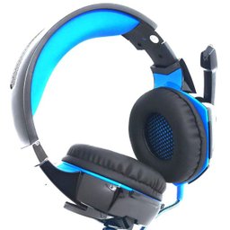 Fone de Ouvido para Jogos Gamer Headset Microfone Espuma Kp - Preto - 1