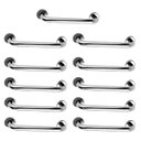 Ver imagem 1 de Alça de Apoio Inox Barra 30cm Kit 11 Unidades Suporte Anti Queda Idoso Cadeirante Acessibilidade Ban