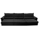 Ver imagem 5 de Sofá Retrátil e Reclinável 3,55m Molas Ensacadas Cama inBox Big Space com Bordado 3D Velusoft