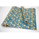 Ver imagem 5 de Papel Adesivo Contact De Parede Floral Bege/azul 45 Cm X 10 Metros