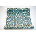 Ver imagem 3 de Papel Adesivo Contact De Parede Floral Bege/azul 45 Cm X 10 Metros