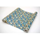 Ver imagem 2 de Papel Adesivo Contact De Parede Floral Bege/azul 45 Cm X 10 Metros