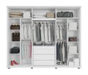 Ver imagem 5 de Guarda-roupa Casal Branco Estrela 6 Portas - Rv Móveis