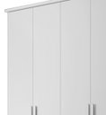 Ver imagem 3 de Guarda-roupa Casal Branco Estrela 6 Portas - Rv Móveis
