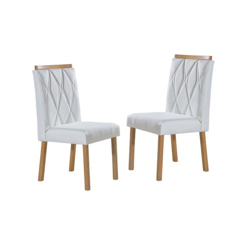 Cadeiras para Mesa de Jantar Estofada - Bella - Art Salas