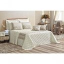 Ver imagem 4 de Kit Cobre Leito Turin Casal Queen 10 Peças 180 Fios 100% Poliéster - Marfim