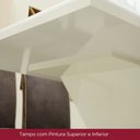 Ver imagem 5 de Mesa de Jantar 180cm Retangular 6 Lugares com Vidro Canto Arredondado Solana Henn