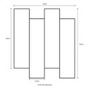 Ver imagem 6 de Kit 10 Placas Adesiva Revestimento Para Parede  Areia