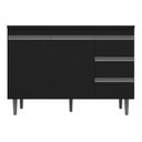 Ver imagem 4 de Gabinete Multiuso de Pia Andreia S/tampo 120cm Ajl Móveis