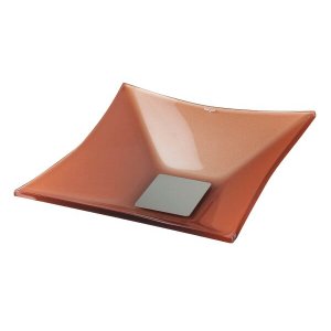 Cuba Vidro Sulle Quadrada 34x34cm Rose Gold
