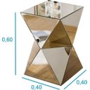 Ver imagem 2 de Mesa lateral espelhada DIAMOND