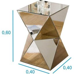 Mesa lateral espelhada DIAMOND - 2