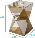 Ver imagem 2 de Mesa lateral espelhada DIAMOND