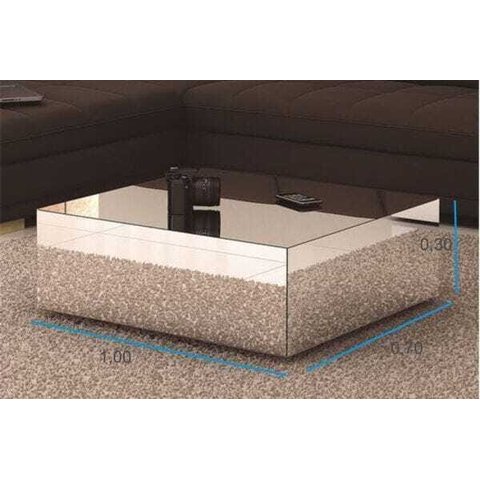 Mesa de centro espelhada REFLECT