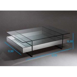 Mesa de centro GLASS SILVER - 2
