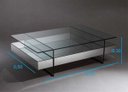 Ver imagem 2 de Mesa de centro GLASS SILVER