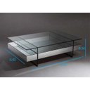 Ver imagem 2 de Mesa de centro GLASS SILVER