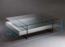 Ver imagem 2 de Mesa de centro espelhada GLASS SILVER Grande