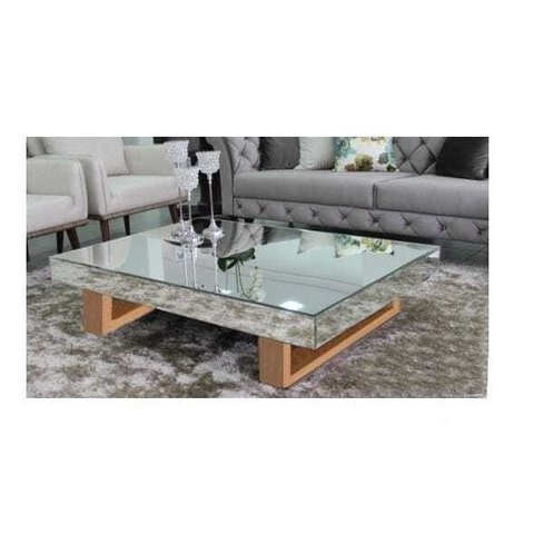 Mesa de Centro Espelhada Wood Mirror Média