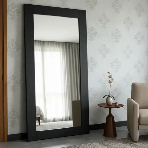 Espelho Mdf Preto 130x220 Cm