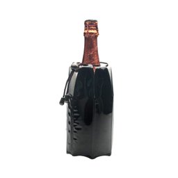 Cooler para Champanhe Vacu Vin Preto 15,5 x 30 x 21,5 cm - 1