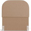 Ver imagem 3 de Cabeceira Cama Box 100cm Orgânica Lanna W01 Linho Bege Escuro - Lyam Decor