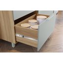 Ver imagem 7 de Armário Multiuso P/ Área Serviço Marquesa C/ 2 Portas e 2 Gavetas 70cm Nature/verde - Nesher