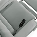 Ver mais imagens de Poltrona do Papai Sala de Cinema Reclinável Kylie Power Elétrica Massagem USB PU Cinza G23 Gran Belo